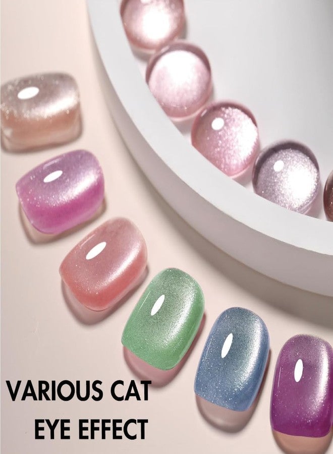 KQueenest Cat Eye Press On Nails Short, 30 Pcs Glitter Black Press On Nails Square, Dark Sparkly Fake Nails With Glue, Bling Glue on Nails Coffin, Reusable Goth Stick on Nail for Women Decoration - Image 4